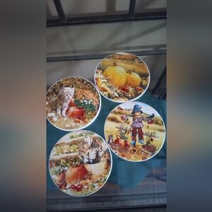 Autumn Harvest Coaster Set